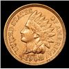 Image 2 : 1908 Indian Cent 1c Grades Choice AU/BU Slider