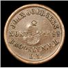 Image 2 : 1863 Not One Cent Civil War Token 1c Grades xf details