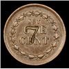 Image 3 : 1863 Not One Cent Civil War Token 1c Grades xf details