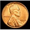 Image 2 : 1945-d Lincoln Cent 1c Grades Choice+ Unc RD