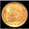 Image 3 : 1945-d Lincoln Cent 1c Grades Choice+ Unc RD