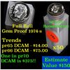 Image 1 : Proof 1974-s Roosevelt Dime 10c roll, 50 pieces (fc)