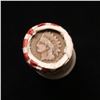 Image 3 : Mixed small cents 1c orig shotgun roll, 1857 Flying Eagle Cent, 1898 Indian Cent other end