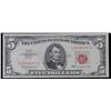 Image 2 : 1963 $5 Red seal United States Note . . Grades xf+