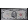 Image 2 : 1963 $5 Red seal United States Note . . Grades vf+