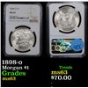 Image 1 : NGC 1898-o Morgan Dollar $1 Graded ms63 By NGC