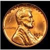 Image 2 : 1958-d Lincoln Cent 1c Grades Select+ Unc RD