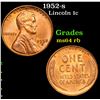 Image 1 : 1952-s Lincoln Cent 1c Grades Choice Unc RB