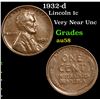 Image 1 : 1932-d Lincoln Cent 1c Grades Choice AU/BU Slider