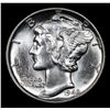Image 2 : 1942-p Mercury Dime 10c Grades Choice+ Unc