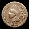 Image 2 : 1874 Indian Cent 1c Grades vg, very good