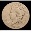 Image 2 : 1819 Coronet Head Large Cent 1c Grades g+