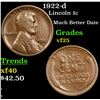 Image 1 : 1922-d Lincoln Cent 1c Grades vf+
