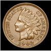 Image 2 : 1902 Indian Cent 1c Grades Choice AU/BU Slider