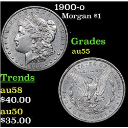 1900-o Morgan Dollar $1 Grades Choice AU