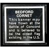 Image 3 : Flags of the American Revolution Bedford Cornet Flag .6oz .925 Sterling Silver Bar Grades