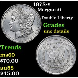 1878-s Morgan Dollar $1 Grades Unc Details