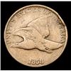 Image 2 : 1858 LL Flying Eagle Cent 1c Grades vf details