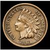 Image 2 : 1863 Indian Cent 1c Grades xf