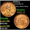 Image 1 : 1929-p Lincoln Cent 1c Grades Choice+ Unc RB