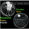 Image 1 : America In Space Longest Manned Space Mission 1oz. .999 Silver Round Grades