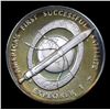 Image 2 : America In Space Americas First Successful Satellite 1oz. .925 Sterling Silver Round Grades