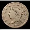 Image 2 : 1833 Coronet Head Large Cent 1c Grades f+