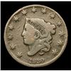 Image 2 : 1830 Coronet Head Large Cent 1c Grades f+