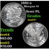 Image 1 : 1881-s Morgan Dollar $1 Grades Select+ Unc