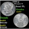 Image 1 : 1886-p Morgan Dollar $1 Grades Select+ Unc