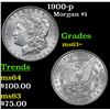 Image 1 : 1900-p Morgan Dollar $1 Grades Select+ Unc