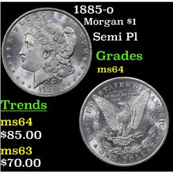 1885-o Morgan Dollar $1 Grades Choice Unc