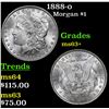 Image 1 : 1888-o Morgan Dollar $1 Grades Select+ Unc