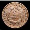 Image 3 : 1871 Two Cent Piece 2c Grades vf+
