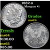 Image 1 : 1882-o Morgan Dollar $1 Grades Select+ Unc