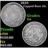 Image 1 : 1833 Capped Bust Dime 10c Grades f+
