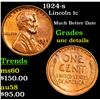 Image 1 : 1924-s Lincoln Cent 1c Grades Unc Details