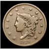 Image 2 : 1835 Coronet Head Large Cent 1c Grades vf+