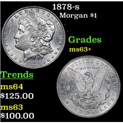 1878-s Morgan Dollar $1 Grades Select+ Unc