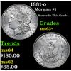 Image 1 : 1881-o Morgan Dollar $1 Grades Select+ Unc