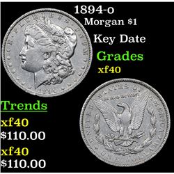 1894-o Morgan Dollar $1 Grades xf