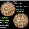 Image 1 : 1907 Indian Cent 1c Grades Choice+ Unc BN