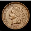 Image 2 : 1907 Indian Cent 1c Grades Choice+ Unc BN