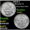 Image 1 : 1884-o Morgan Dollar $1 Grades Choice+ Unc