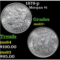 1879-p Morgan Dollar $1 Grades Select+ Unc
