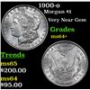 Image 1 : 1900-o Morgan Dollar $1 Grades Choice+ Unc