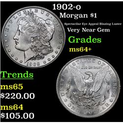 1902-o Morgan Dollar $1 Grades Choice+ Unc