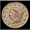Image 2 : 1817 Coronet Head Large Cent 1c Grades vf+