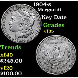 1904-s Morgan Dollar $1 Grades vf++