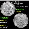 Image 1 : 1887-o Morgan Dollar $1 Grades Select Unc